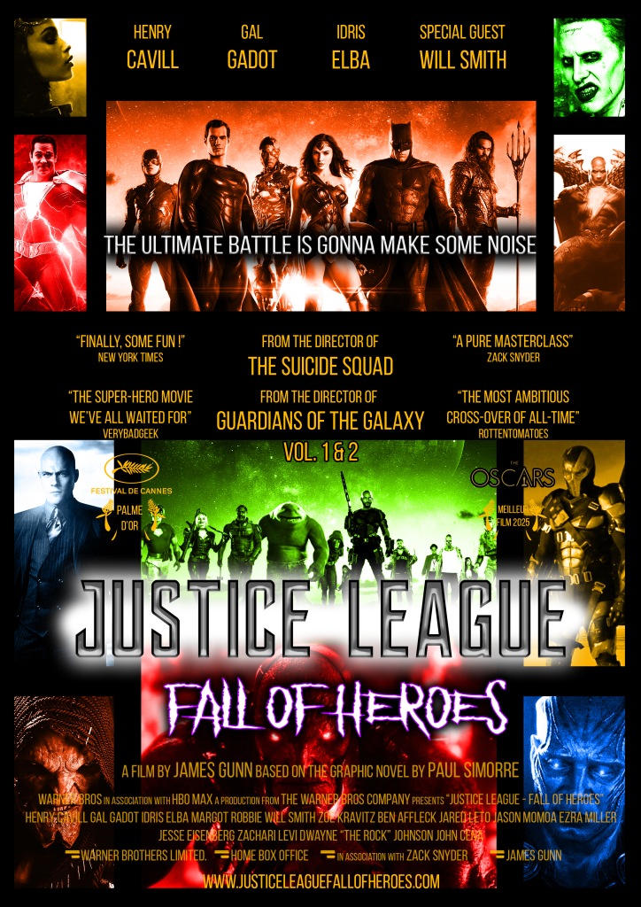 Fausse affiche justice league