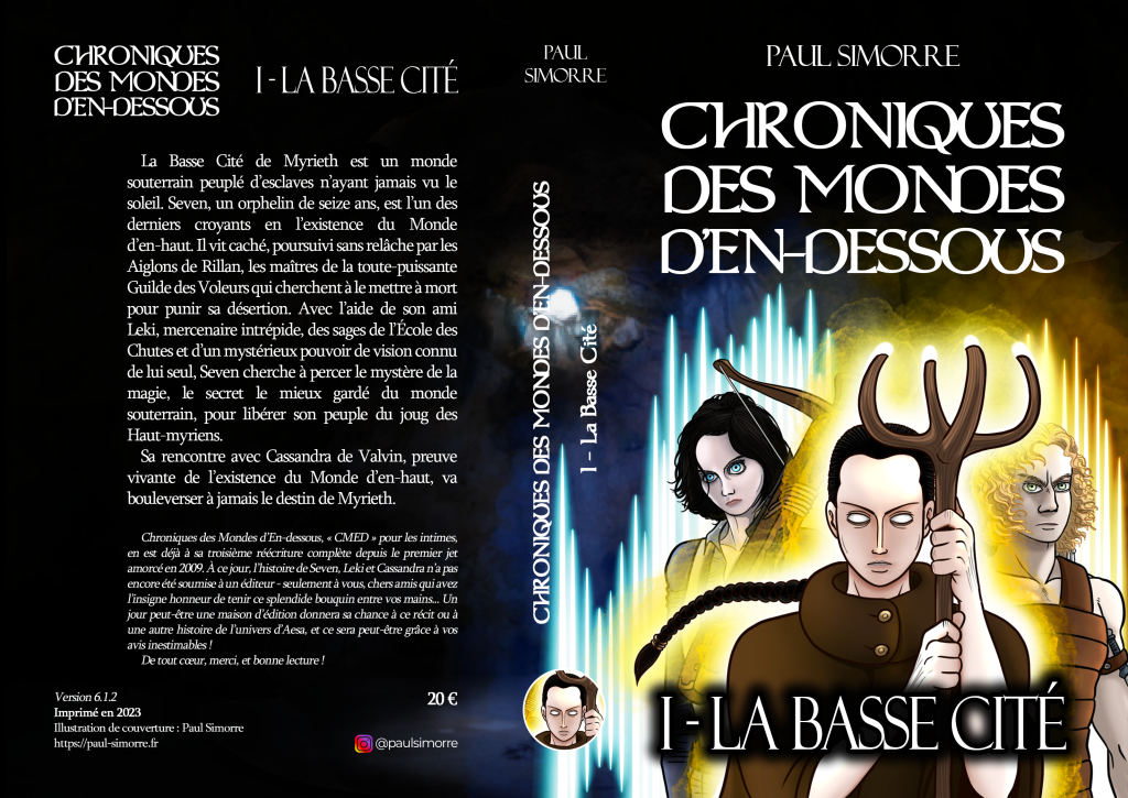 Couverture des "Chroniques des Mondes d'En-dessous"